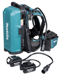 MAKITA, RYGGSEKK 4 BATTERIPORTER LXT