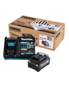 MAKITA, BATTERISETT XGT - BATTERI 4,0 AH + HURTIGLADER