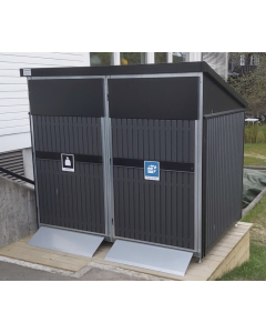 AVFALL BEHOLDESKAP KOMPOSITT 2 x 660L