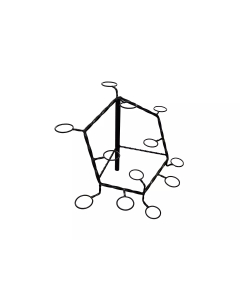 GRAVVASE/LYS STATIV 12X12