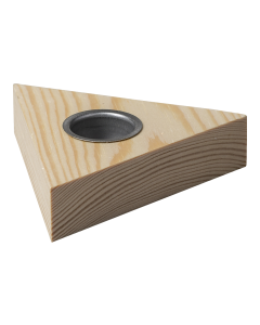 DÅPSLYSESTAKE, TREKANT