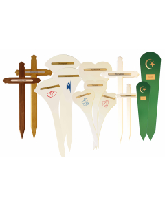 GRAVMARKØR, NØYTRAL, HVITMALT