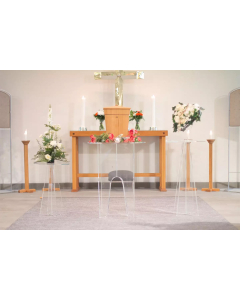 URNEBORD, PLEXI, Ø67 CM, H 85 CM