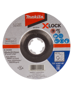 MAKITA, SLIPESKIVE 125X6 X-LOCK
