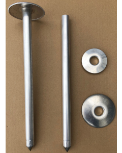 FASTMERKE, REKKESKIVE Ø 75, ALUMINIUM