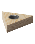 DÅPSLYSESTAKE, TREKANT